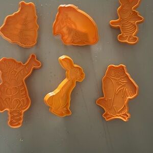 Winnie the Pooh orange cookie cutters